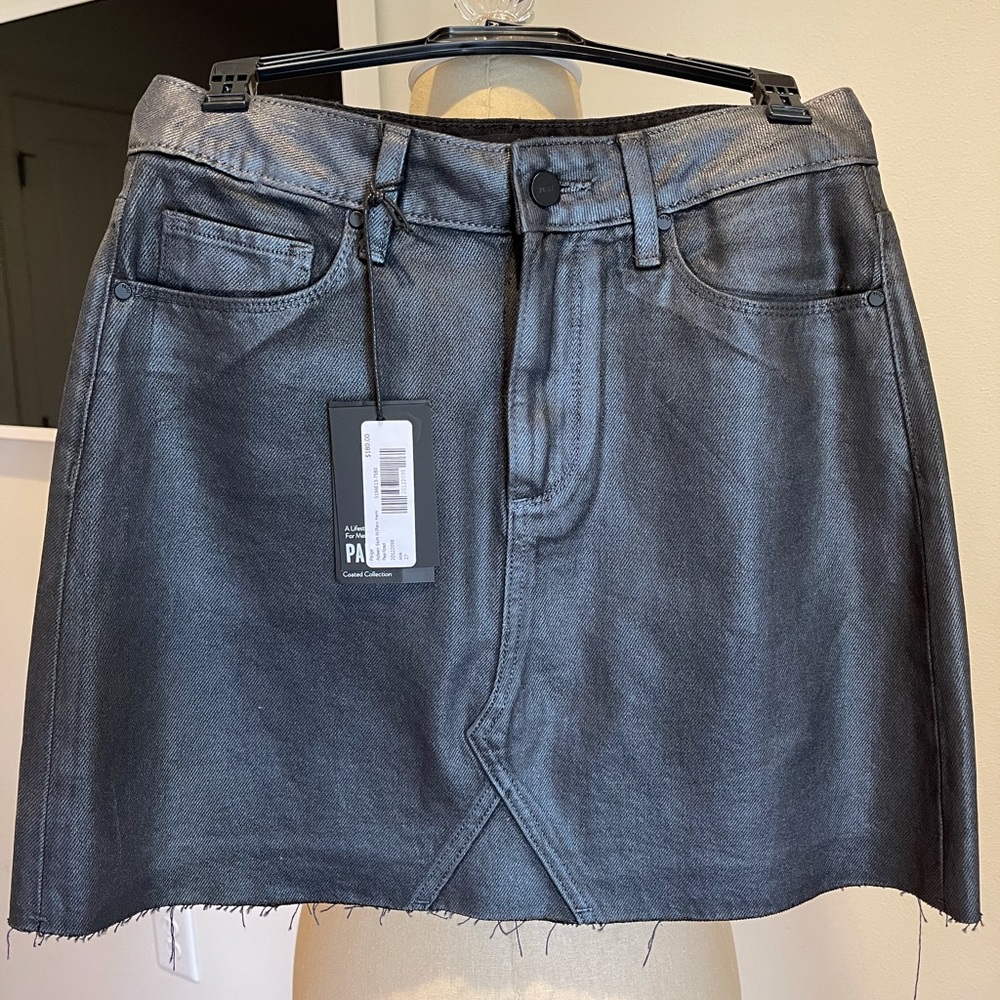 Paige Aiden skirt with raw hem